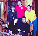 John Lennon and Yoko Ono in BBC studio with Producer Paul Williams