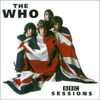 White album cover with The Who wrapped in a Union Jack